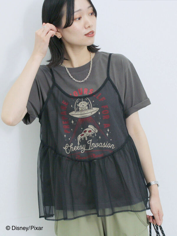 セール】 トイ・ストーリー/キャミセットTシャツ(オフホワイト セール】 トイ・ストーリー/キャミセットTシャツ(オフホワイト