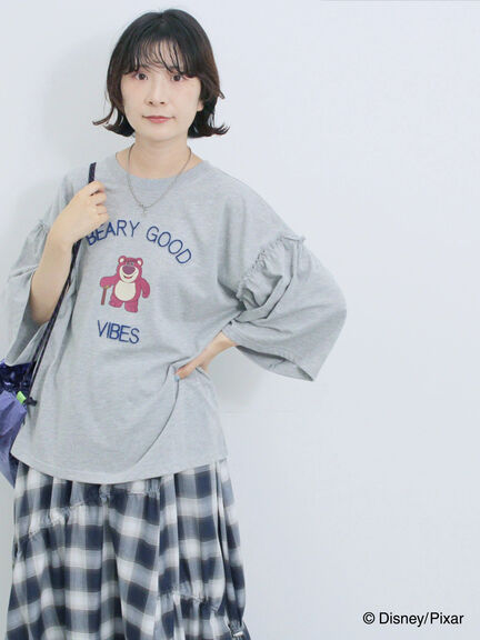 トイ・ストーリー/袖フレアTシャツ（グレー/ブラック/ネイビー）｜Samansa Mos2 blue（サマンサモスモス ブルー）通販