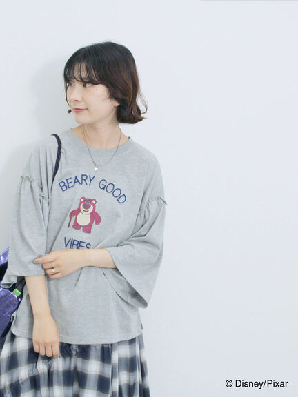 トイ・ストーリー/袖フレアTシャツ（グレー/ブラック/ネイビー）｜Samansa Mos2 blue（サマンサモスモス ブルー）通販