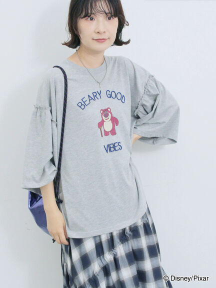 トイ・ストーリー/袖フレアTシャツ（グレー/ブラック/ネイビー）｜Samansa Mos2 blue（サマンサモスモス ブルー）通販