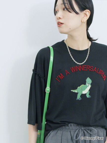 トイ・ストーリー/袖フレアTシャツ（グレー/ブラック/ネイビー）｜Samansa Mos2 blue（サマンサモスモス ブルー）通販