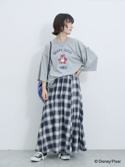 トイ・ストーリー/袖フレアTシャツ（グレー/ブラック/ネイビー）｜Samansa Mos2 blue（サマンサモスモス ブルー）通販