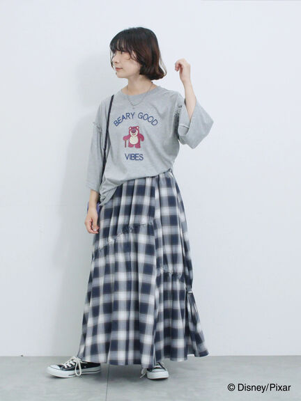 トイ・ストーリー/袖フレアTシャツ（グレー/ブラック/ネイビー）｜Samansa Mos2 blue（サマンサモスモス ブルー）通販