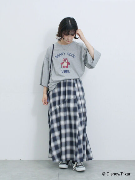 トイ・ストーリー/袖フレアTシャツ（グレー/ブラック/ネイビー）｜Samansa Mos2 blue（サマンサモスモス ブルー）通販