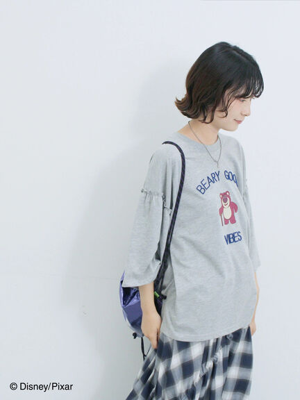 トイ・ストーリー/袖フレアTシャツ（グレー/ブラック/ネイビー）｜Samansa Mos2 blue（サマンサモスモス ブルー）通販