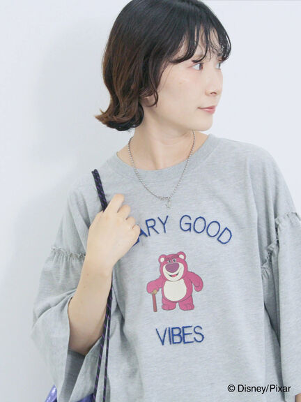トイ・ストーリー/袖フレアTシャツ（グレー/ブラック/ネイビー）｜Samansa Mos2 blue（サマンサモスモス ブルー）通販