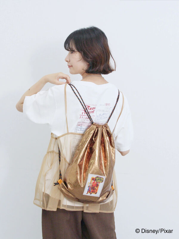 セール】 トイ・ストーリー/箔加工ナップザック（シルバー/ブルー