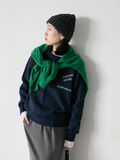 【Hug knit】ロゴプルオーバー（ネイビー）｜Samansa Mos2 blue（サマンサモスモス ブルー）通販