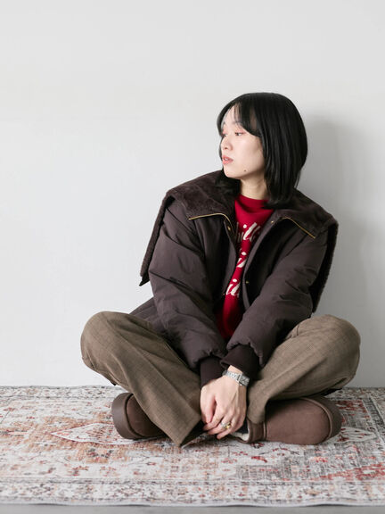 【Hug knit】ロゴプルオーバー（レッド/グリーン/ネイビー/キナリ/ＴＯＰグレー）｜Samansa Mos2 blue（サマンサモスモス ブルー）通販