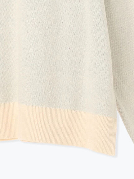 【Hug knit】ロゴプルオーバー（レッド/グリーン/ネイビー/キナリ/ＴＯＰグレー）｜Samansa Mos2 blue（サマンサモスモス ブルー）通販