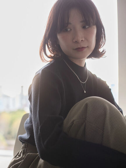 【Hug knit】リブハイネックプルオーバー（オフホワイト/ホワイト/ブラック/グリーン/ＴＯＰグレー）｜Samansa Mos2 blue（サマンサモスモス ブルー）通販