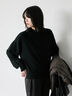 【Hug knit】袖ボリュームハイネックプルオーバー（ブラック/レッド/ダークオレンジ/グリーン/ＴＯＰグレー）｜Samansa Mos2 blue（サマンサモスモス ブルー）通販