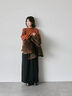【Hug knit】袖ボリュームハイネックプルオーバー（ブラック/レッド/ダークオレンジ/グリーン/ＴＯＰグレー）｜Samansa Mos2 blue（サマンサモスモス ブルー）通販