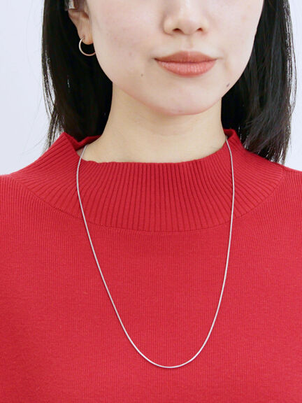 【Hug knit】袖ボリュームハイネックプルオーバー（ブラック/レッド/ダークオレンジ/グリーン/ＴＯＰグレー）｜Samansa Mos2 blue（サマンサモスモス ブルー）通販