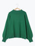 【Hug knit】袖ボリュームハイネックプルオーバー（ブラック/レッド/ダークオレンジ/グリーン/ＴＯＰグレー）｜Samansa Mos2 blue（サマンサモスモス ブルー）通販