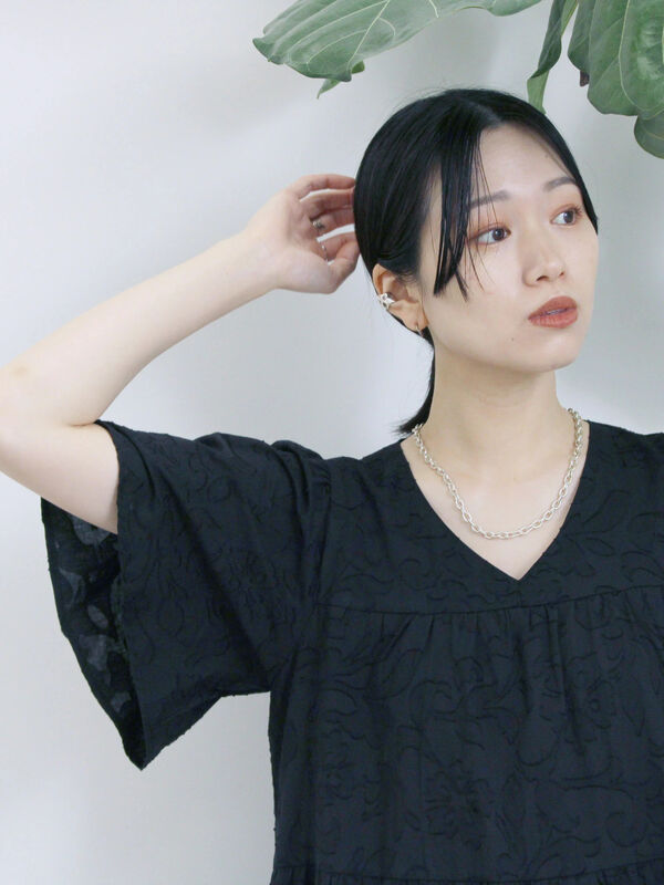 とも　　　　　 ティアードワンピース 門倉太久斗/22世紀ジェダイ wool midi dress / TXA-TENGA by Artist-
