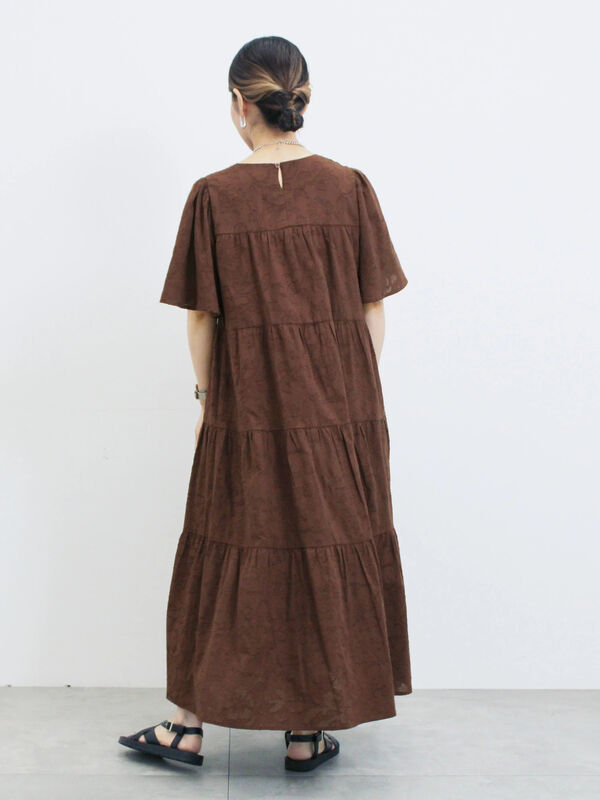 COCOsovティアードワンピース COCOsovティアードワンピース COCOsovティアードワンピース ドット