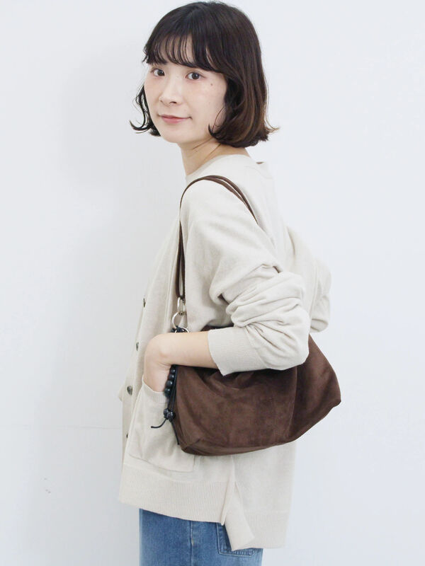 セール】 スエードショルダーバッグ(ブラック/ボルドー/ブラウン セール】 スエードショルダーバッグ(ブラック/ボルドー/ブラウン