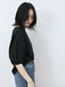 袖ボリュームTシャツ（オフホワイト/ブラック/Ｓグレー）｜Samansa Mos2 blue（サマンサモスモス ブルー）通販