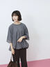 裾バルーンTシャツ（チャコールグレー/ブラック/Ｓグレー）｜Samansa Mos2 blue（サマンサモスモス ブルー）通販