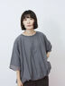 裾バルーンTシャツ（チャコールグレー/ブラック/Ｓグレー）｜Samansa Mos2 blue（サマンサモスモス ブルー）通販