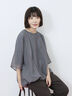 裾バルーンTシャツ（チャコールグレー/ブラック/Ｓグレー）｜Samansa Mos2 blue（サマンサモスモス ブルー）通販