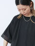 裾バルーンTシャツ（チャコールグレー/ブラック/Ｓグレー）｜Samansa Mos2 blue（サマンサモスモス ブルー）通販