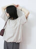 裾バルーンTシャツ（チャコールグレー/ブラック/Ｓグレー）｜Samansa Mos2 blue（サマンサモスモス ブルー）通販