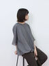 裾バルーンTシャツ（チャコールグレー/ブラック/Ｓグレー）｜Samansa Mos2 blue（サマンサモスモス ブルー）通販