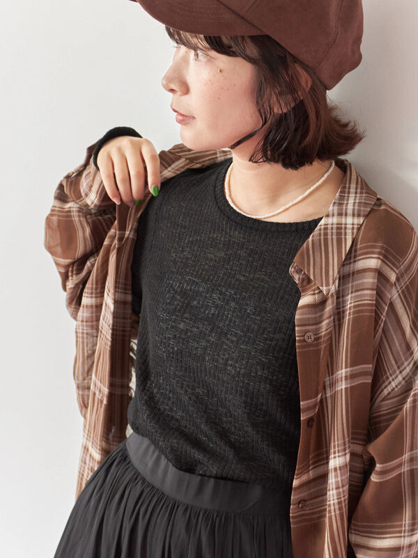 LOWCLASSIC ブラウン チェックシャツ URBAN RESEARCH DOORS｜レイクウッドチェックシャツ | Rakuten Fashion