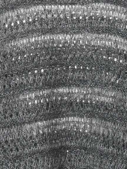 透かし柄ニットプルオーバー（チャコールグレー/ピンク/グリーン/サックスブルー/キナリ）｜Samansa Mos2 blue（サマンサモスモス ブルー）通販