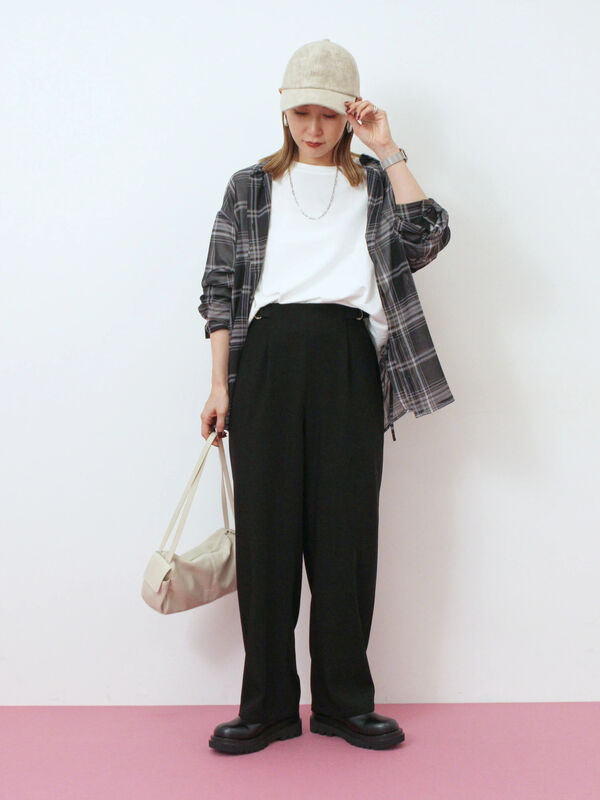 セール】 リネンタッチドルマンスリーブプルオーバー（オフホワイト