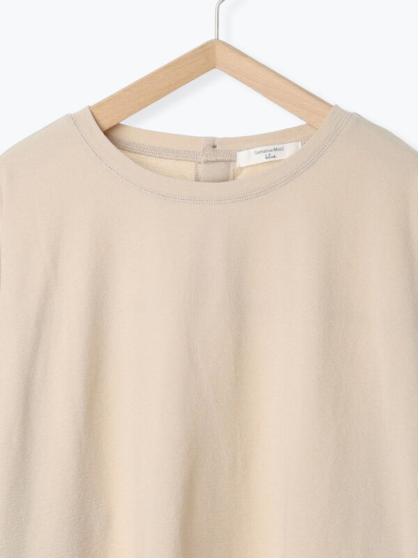 リネンタッチドルマンスリーブプルオーバー（オフホワイト