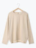 リネンタッチドルマンスリーブプルオーバー(オフホワイト/ブラック/ベージュ)|Samansa Mos2 blue(サマンサモスモス ブルー)通販