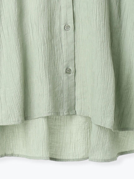 楊柳レギュラーシャツ（チャコールグレー/ブラウン/グリーン）｜Samansa Mos2 blue（サマンサモスモス ブルー）通販