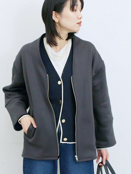 ブルゾン (グレー/灰色系)｜レディースファッション通販のCAN ONLINE SHOP