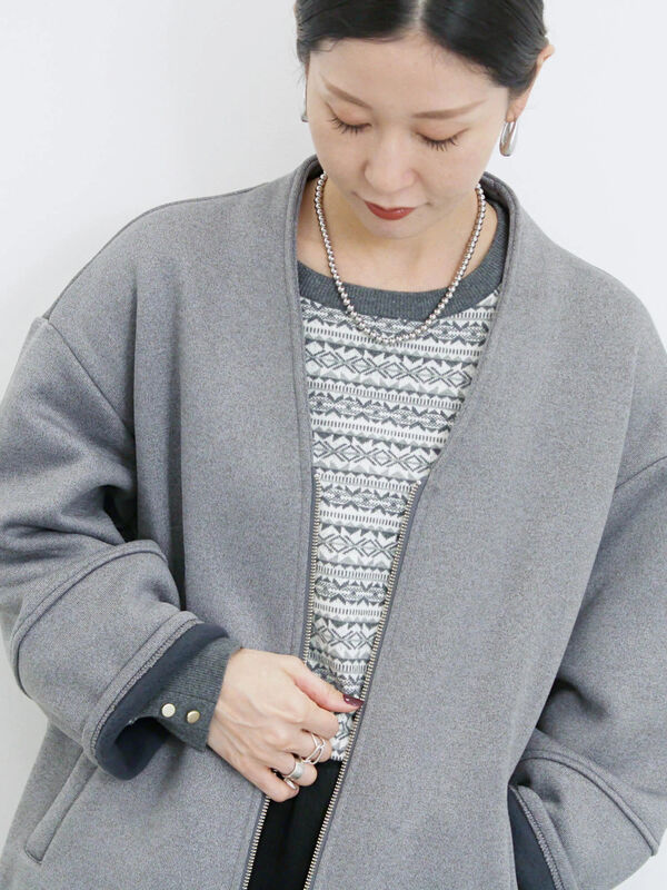 Alexander McQueen ブルゾン グレー セール】 【マシンウォッシャブル】マルチスタイルボンディング