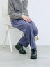 カットコールストレートパンツ(グレー/ブラック/ブラウン/パープル)|Samansa Mos2 blue(サマンサモスモス ブルー)通販