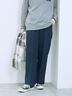 カチオン染めチェックパンツ(グレー/ベージュ/ブラウン/ネイビー)|Samansa Mos2 blue(サマンサモスモス ブルー)通販