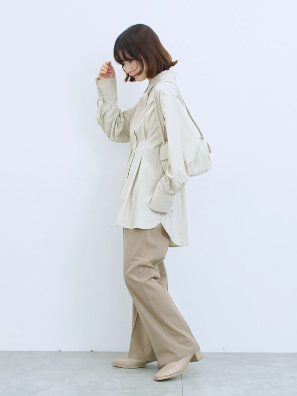 セール】 サイドタブ付きパンツ（グレー/チャコールグレー/ベージュ