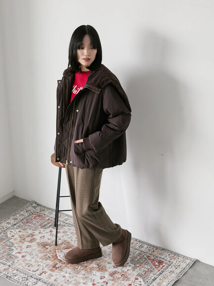 厚底ボアブーツ（ブラック/ダークブラウン/キャメル）｜Samansa Mos2 blue（サマンサモスモス ブルー）通販