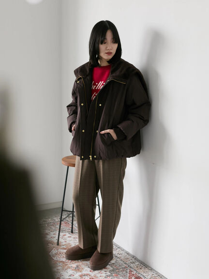 厚底ボアブーツ（ブラック/ダークブラウン/キャメル）｜Samansa Mos2 blue（サマンサモスモス ブルー）通販