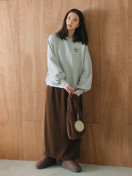 厚底ボアブーツ（ブラック/ダークブラウン/キャメル）｜Samansa Mos2 blue（サマンサモスモス ブルー）通販