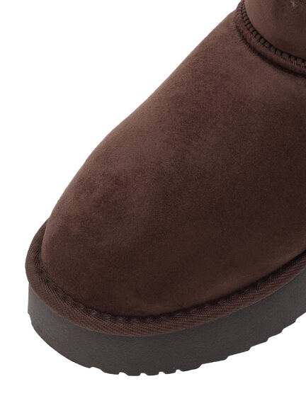 厚底ボアブーツ（ブラック/ダークブラウン/キャメル）｜Samansa Mos2 blue（サマンサモスモス ブルー）通販