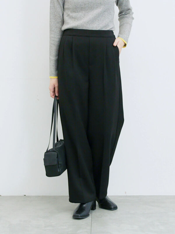 セール】 【吸湿発熱】マルチスタイルストレートパンツ（グレー