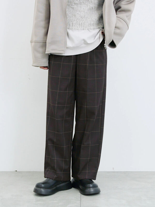 セール】 【吸湿発熱】マルチスタイルストレートパンツ（グレー