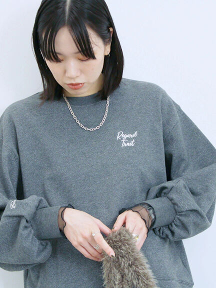 tama ☺︎様　グレートップス　即日発送 51件目～ - カットソー(グレー/灰色系)｜レディースファッション通販の