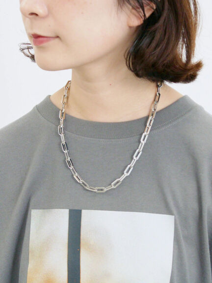 袖シフォンレイヤードプルオーバー（オフホワイト/チャコールグレー/ブラック）｜Samansa Mos2 blue（サマンサモスモス ブルー）通販