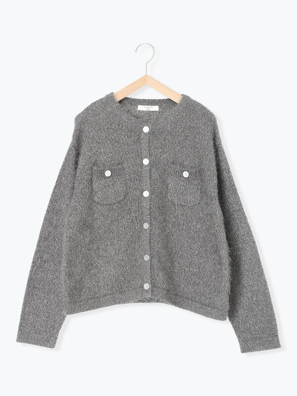 ブルーグレー　キャバン　ホワイト　S カーディガン caban カーディガン（サイズ（S/M/L）：L）のおすすめ人気商品一覧