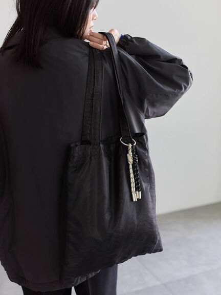 チュールレイヤードトート（ブラック/ブラウン/クリーム）｜Samansa Mos2 blue（サマンサモスモス ブルー）通販